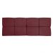 Cabeceira Painel Solteiro 0,90m Nina Suede Marsala - Pallazio
