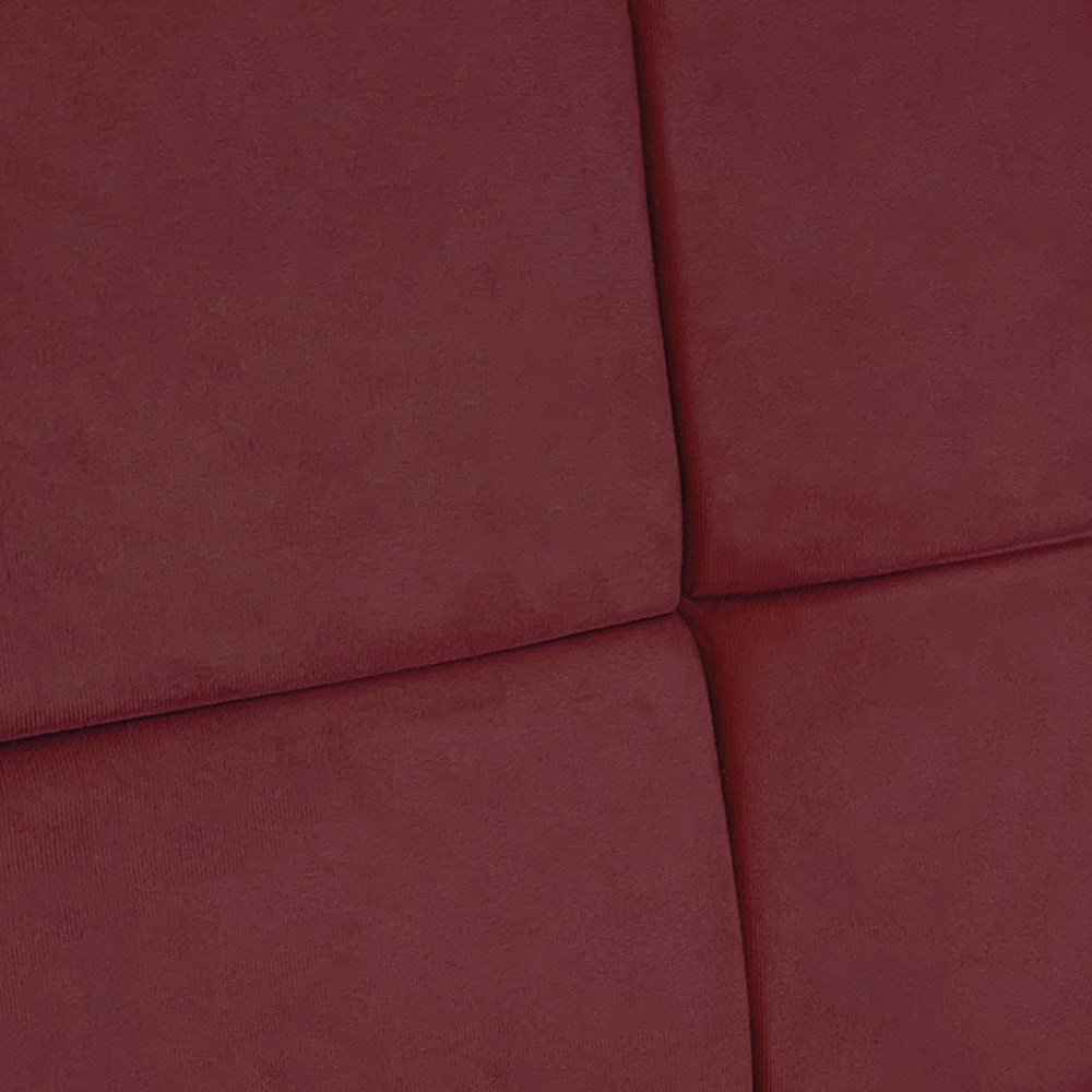 Cabeceira Painel Solteiro 0,90m Nina Suede Marsala - Pallazio