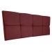 Cabeceira Painel Solteiro 0,90m Nina Suede Marsala - Pallazio