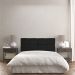 Cabeceira Painel Solteiro 0,90m Nina Suede Preto - Pallazio
