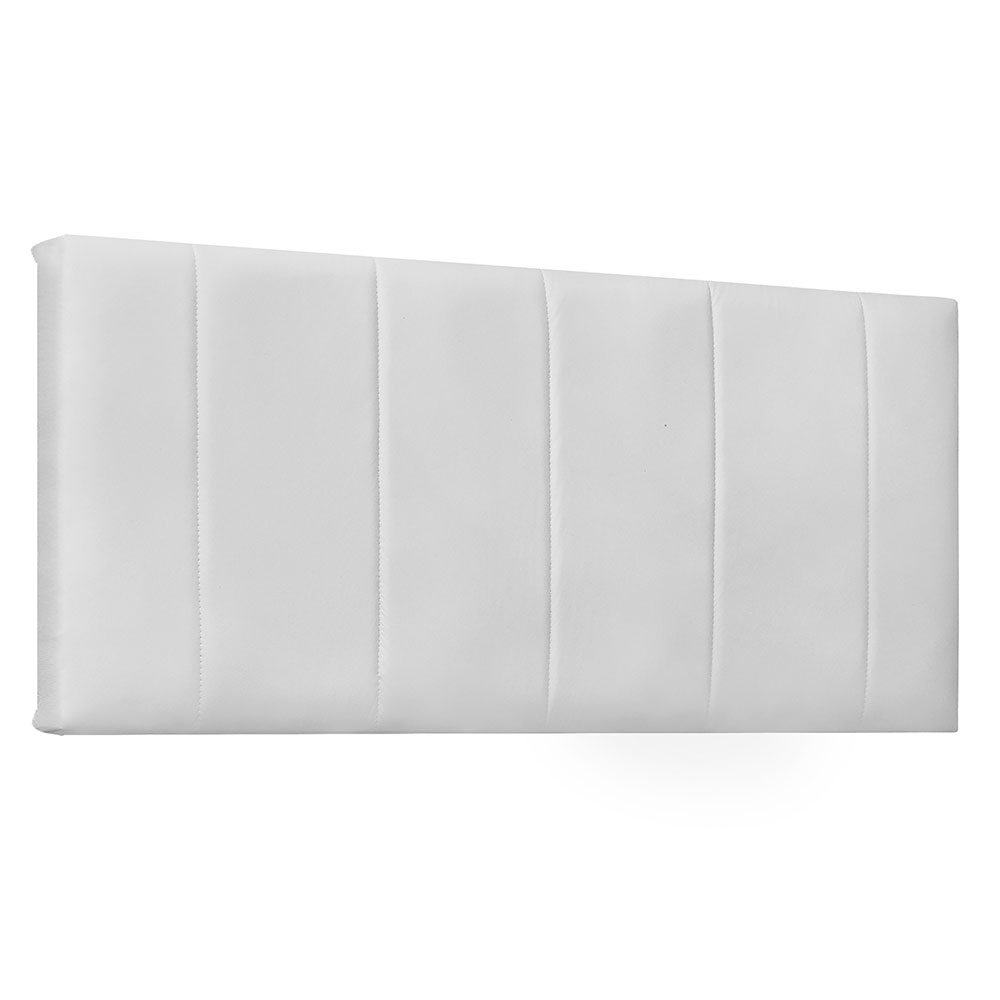 Cabeceira Painel Solteiro 0,90m Ravenna Corano Branco - Pallazio