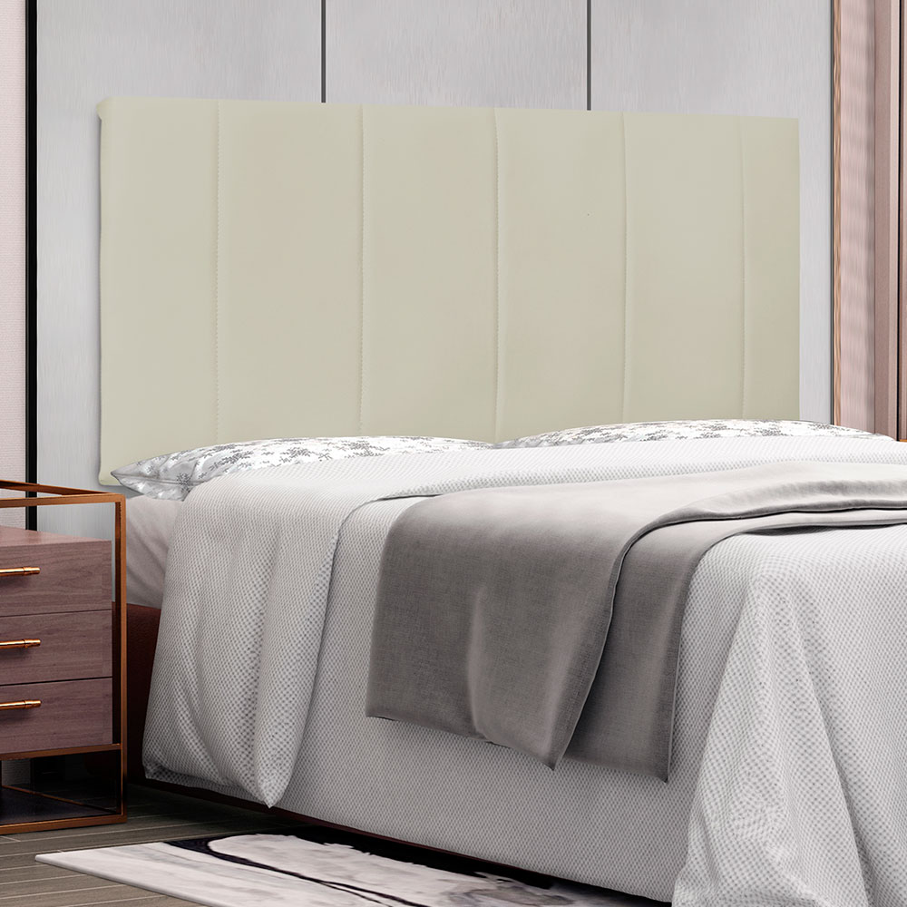Cabeceira Painel Solteiro 0,90m Ravenna Corano Marfim - Pallazio