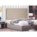 Cabeceira Painel Solteiro 0,90m Ravenna Suede Bege - Pallazio