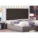 Cabeceira Painel Solteiro 0,90m Ravenna Suede Marrom Café - Pallazio
