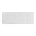 Cabeceira Painel Solteiro 0,90m Roma Corano Branco - Pallazio