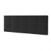Cabeceira Painel Solteiro 0,90m Roma Suede Preto - Pallazio