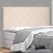 Cabeceira Painel Solteiro 0,90m Tânia Suede Bege - Pallazio