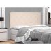 Cabeceira Painel Solteiro 0,90m Tânia Suede Bege - Pallazio