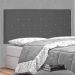 Cabeceira Painel Solteiro 0,90m Tânia Suede Cinza - Pallazio
