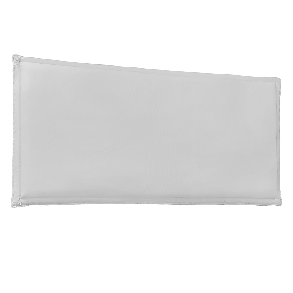 Cabeceira Painel Solteiro 0,90m Veneza Corano Branco - Pallazio