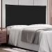 Cabeceira Painel Solteiro 0,90m Veneza Corano Preto - Pallazio