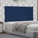 Cabeceira Painel Solteiro 0,90m Veneza Suede Azul Marinho - Pallazio
