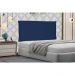 Cabeceira Painel Solteiro 0,90m Veneza Suede Azul Marinho - Pallazio