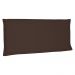 Cabeceira Painel Solteiro 0,90m Veneza Suede Marrom Café - Pallazio