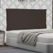 Cabeceira Painel Solteiro 0,90m Veneza Suede Marrom Café - Pallazio