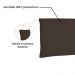 Cabeceira Painel Solteiro 0,90m Veneza Suede Marrom Café - Pallazio