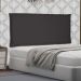 Cabeceira Painel Solteiro 0,90m Veneza Suede Preto - Pallazio