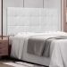 Cabeceira Painel Solteiro 0,90m Verona Corano Branco - Pallazio