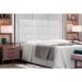 Cabeceira Painel Solteiro 0,90m Verona Corano Branco - Pallazio