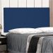 Cabeceira Painel Solteiro 0,90m Verona Suede Azul Marinho - Pallazio