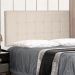 Cabeceira Painel Solteiro 0,90m Verona Suede Bege - Pallazio