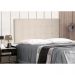 Cabeceira Painel Solteiro 0,90m Verona Suede Bege - Pallazio