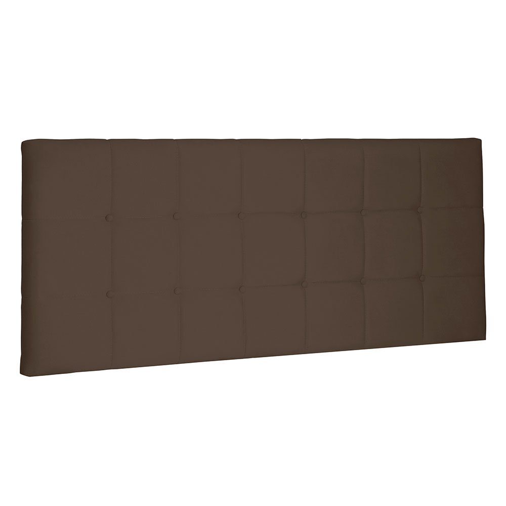 Cabeceira Painel Solteiro 0,90m Verona Suede Caramelo - Pallazio