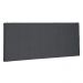Cabeceira Painel Solteiro 0,90m Verona Suede Cinza - Pallazio
