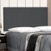 Cabeceira Painel Solteiro 0,90m Verona Suede Cinza - Pallazio