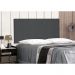 Cabeceira Painel Solteiro 0,90m Verona Suede Cinza - Pallazio