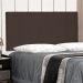 Cabeceira Painel Solteiro 0,90m Verona Suede Marrom Café - Pallazio