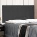 Cabeceira Painel Solteiro 0,90m Verona Suede Preto - Pallazio