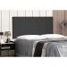 Cabeceira Painel Solteiro 0,90m Verona Suede Preto - Pallazio