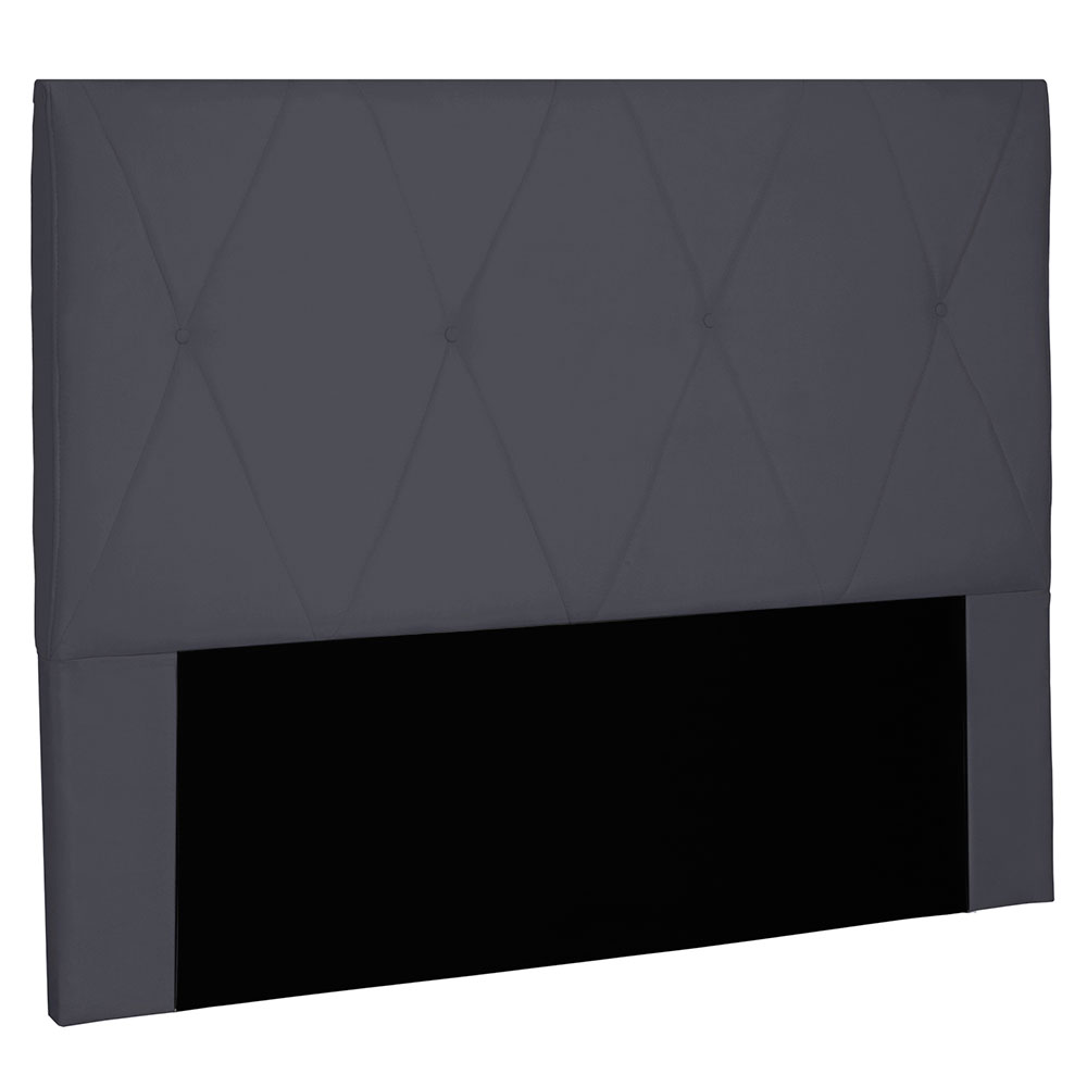 Cabeceira Queen 1,60m Aquilla Suede Cinza - Pallazio