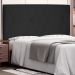 Cabeceira Queen 1,60m Aquilla Suede Preto - Pallazio