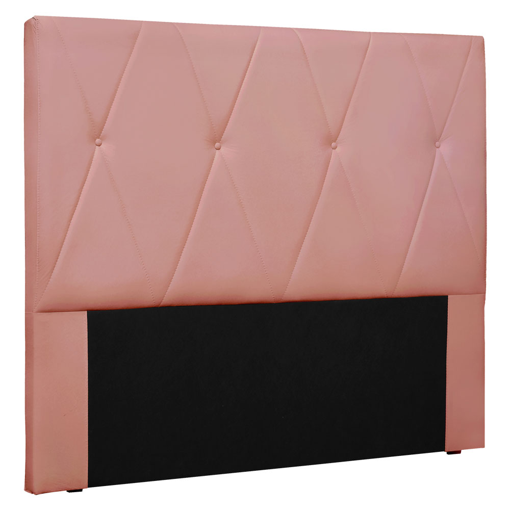 Cabeceira Queen 1,60m Aquilla Veludo Rosa - Pallazio