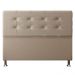 Cabeceira Queen 1,60m Atenas Suede Bege - Pallazio