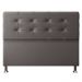 Cabeceira Queen 1,60m Atenas Suede Cinza - Pallazio