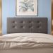 Cabeceira Queen 1,60m Atenas Suede Cinza - Pallazio