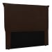 Cabeceira Queen 1,60m Barcelona Suede Marrom - Pallazio