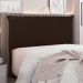 Cabeceira Queen 1,60m Barcelona Suede Marrom - Pallazio