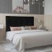 Cabeceira Queen 1,60m Berlim Corano Preto - Pallazio
