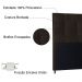 Cabeceira Queen 1,60m Berlim Suede Marrom - Pallazio