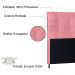 Cabeceira Queen 1,60m Berlim Suede Rosa - Pallazio