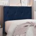 Cabeceira Queen 1,60m Ávila Suede Azul Marinho - Pallazio