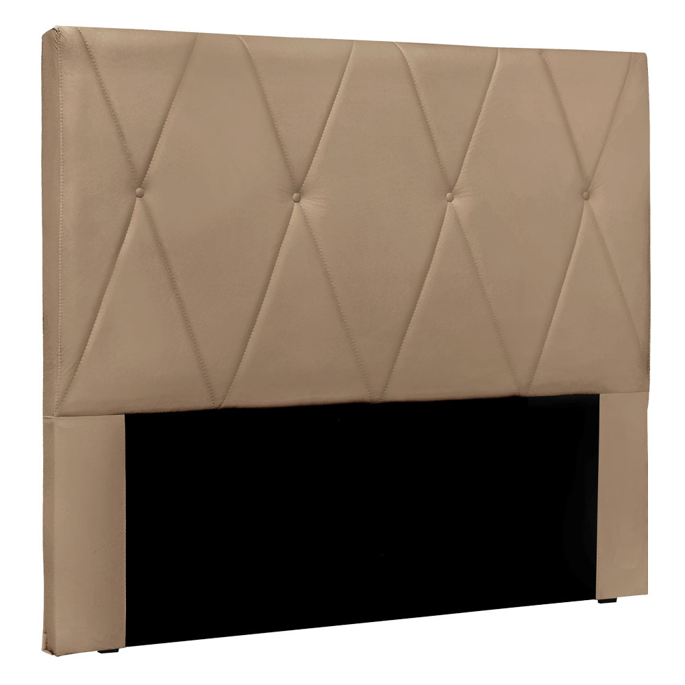 Cabeceira Queen 1,60m Ávila Suede Bege - Pallazio