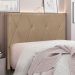 Cabeceira Queen 1,60m Ávila Suede Bege - Pallazio