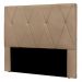 Cabeceira Queen 1,60m Ávila Suede Bege - Pallazio