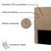 Cabeceira Queen 1,60m Ávila Suede Bege - Pallazio