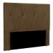 Cabeceira Queen 1,60m Ávila Suede Caramelo - Pallazio